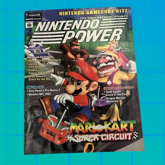 Vintage Nintendo Power Magazine Volume 148 2001 Mario Kart Circuit NO POSTER - Picture 1 of 5